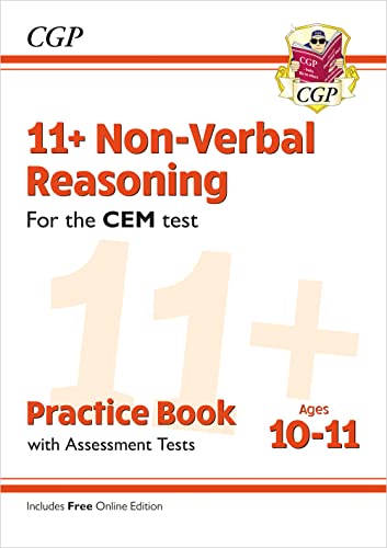 11+ CEM Non-Verbal Reasoning Practice Book & Assessment Tests - Ages 10-11 (with Online Edition) (CGP CEM 11+ Ages 10-11)